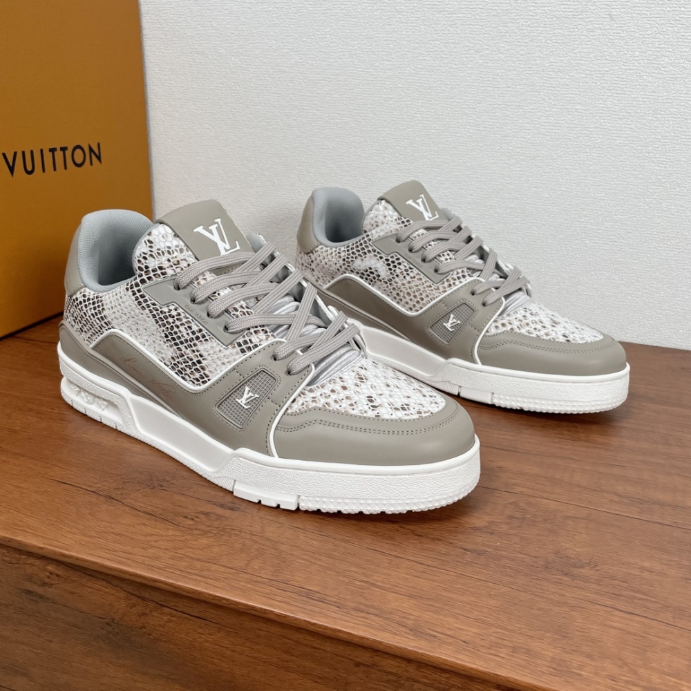 Python patterned sneakers for men