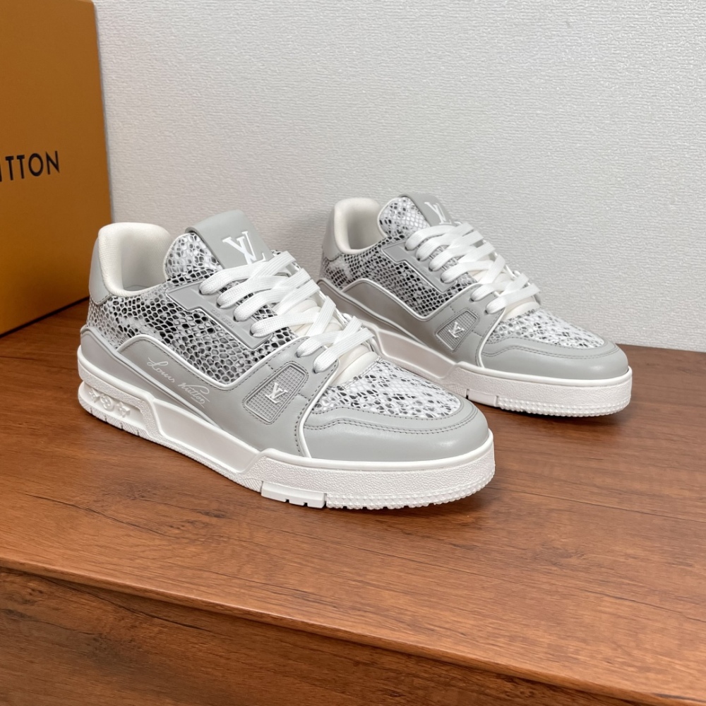 Python patterned sneakers for men