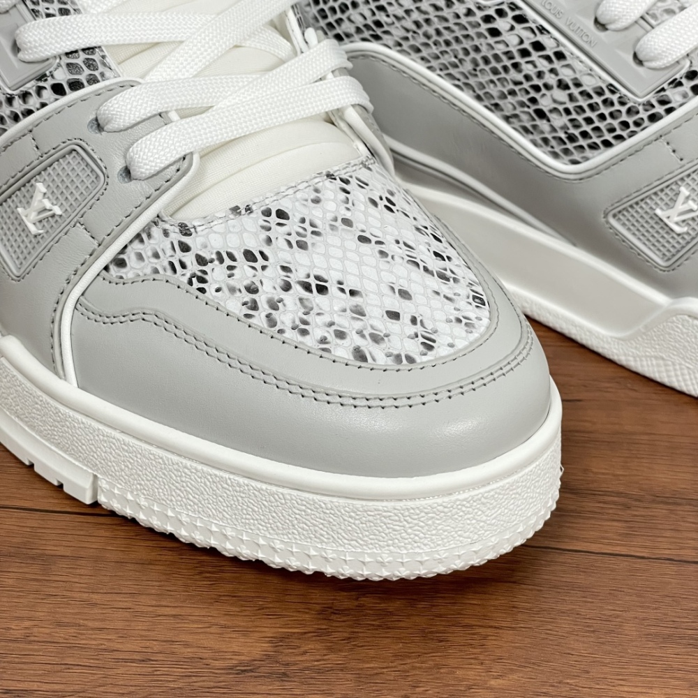 Python patterned sneakers for men