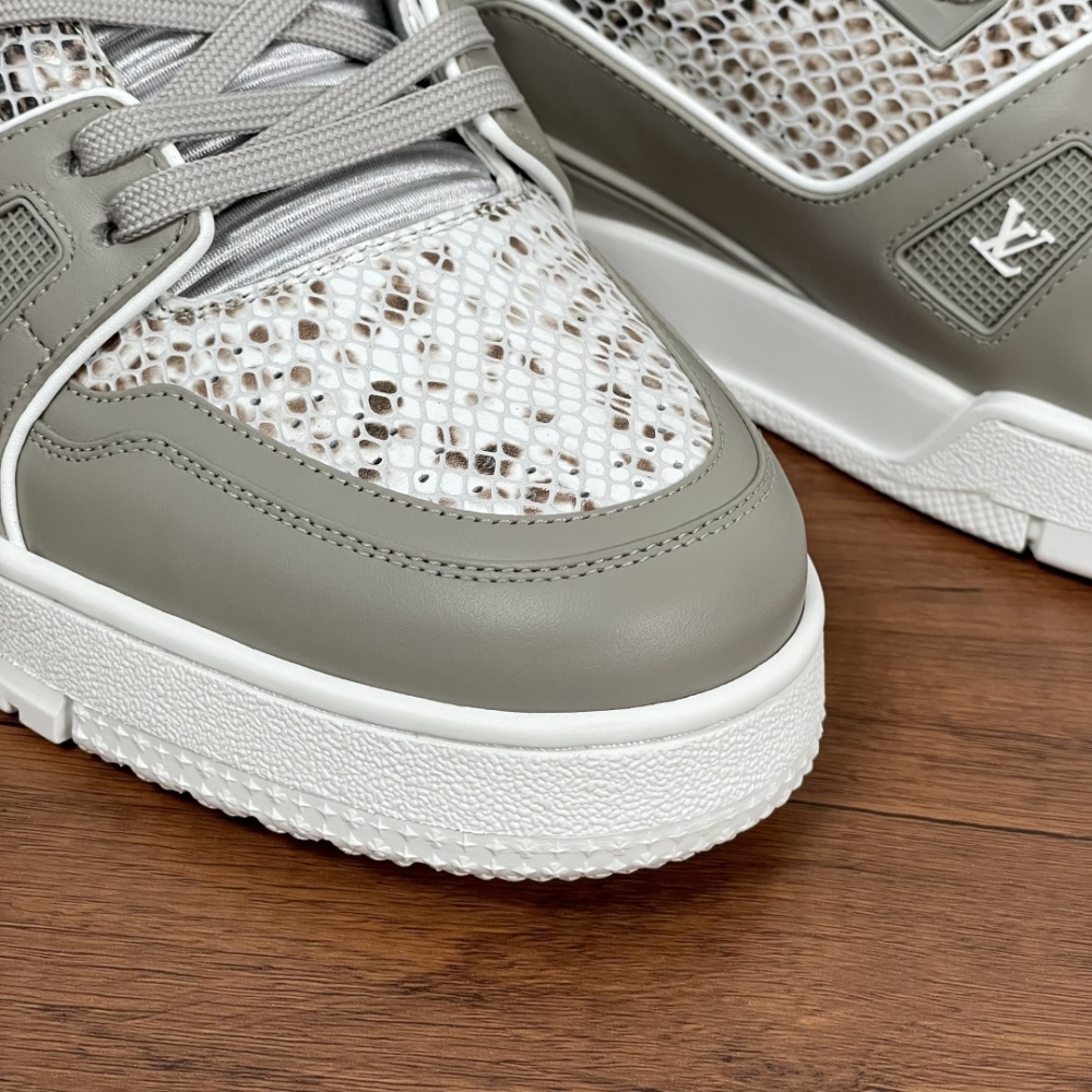 Python patterned sneakers for men