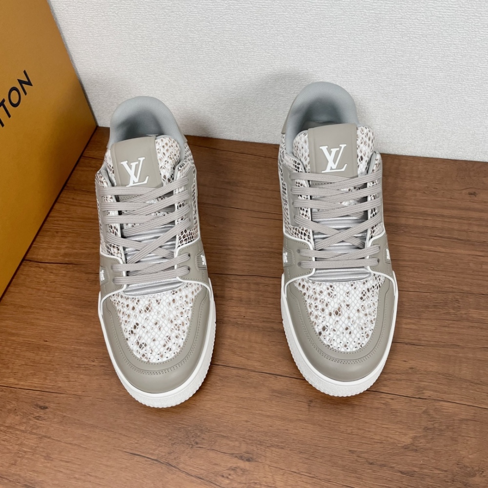 Python patterned sneakers for men