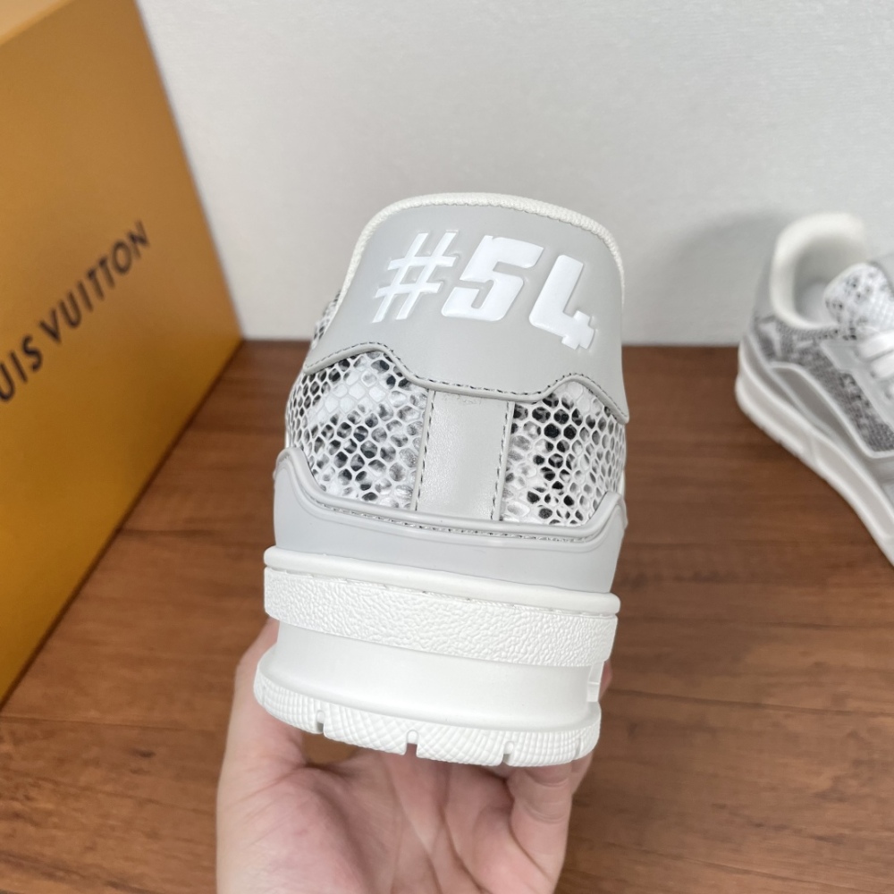 Python patterned sneakers for men