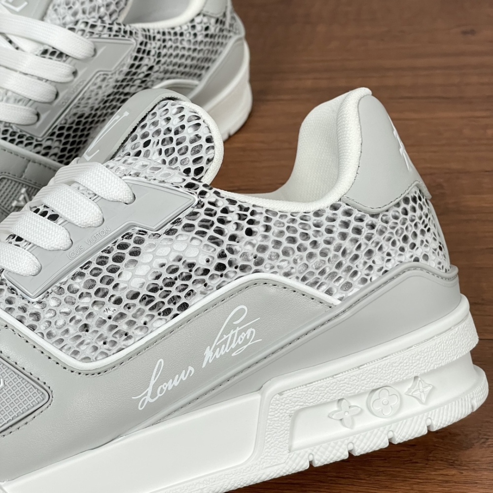 Python patterned sneakers for men
