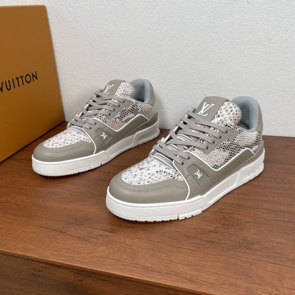 Python patterned sneakers for men
