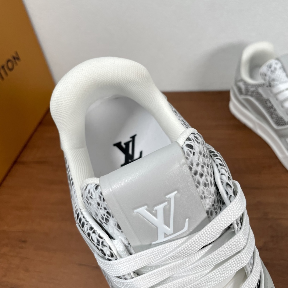 Python patterned sneakers for men