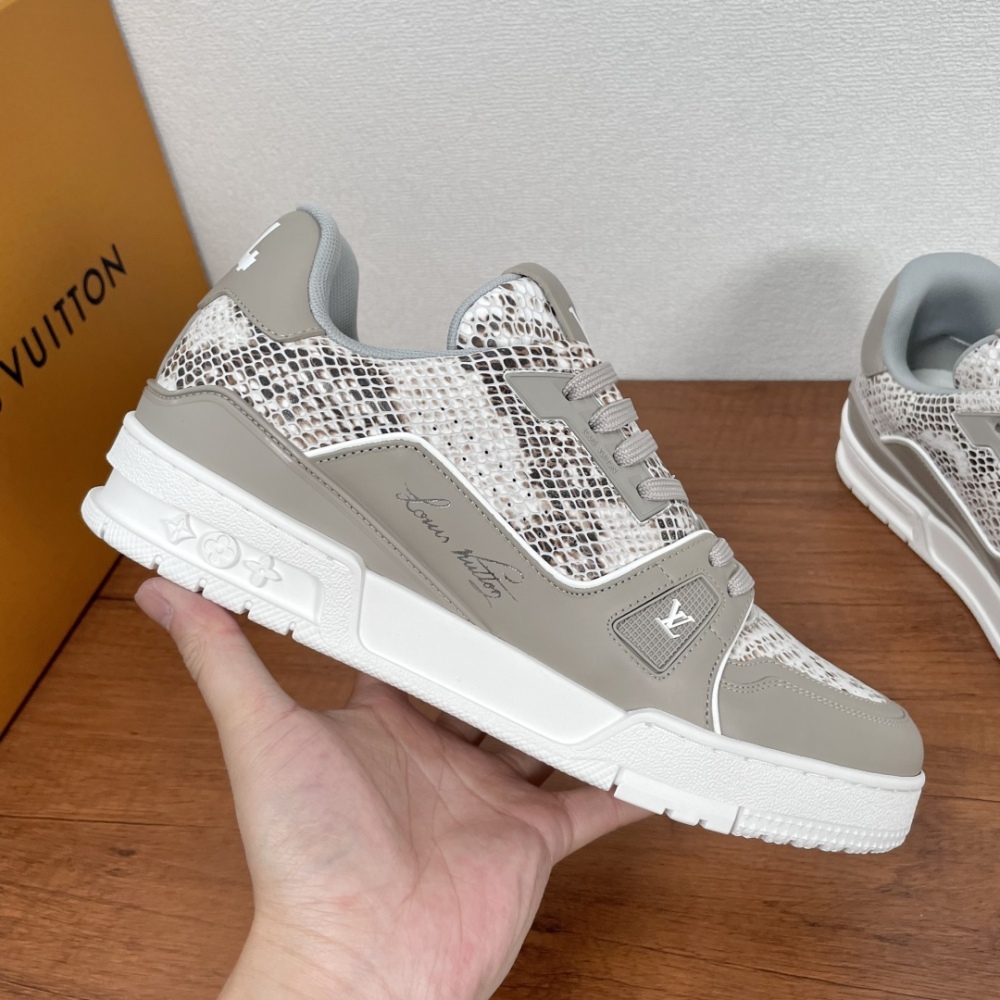 Python patterned sneakers for men