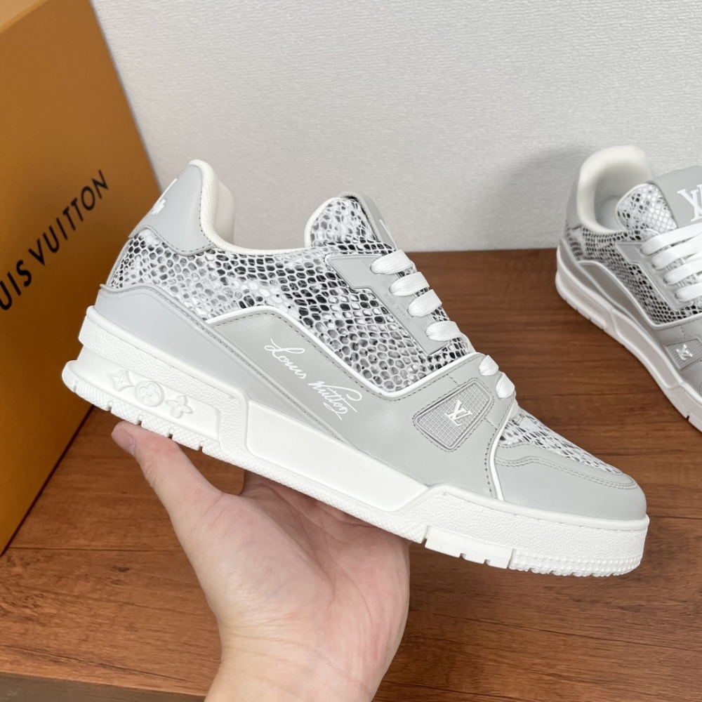 Python patterned sneakers for men