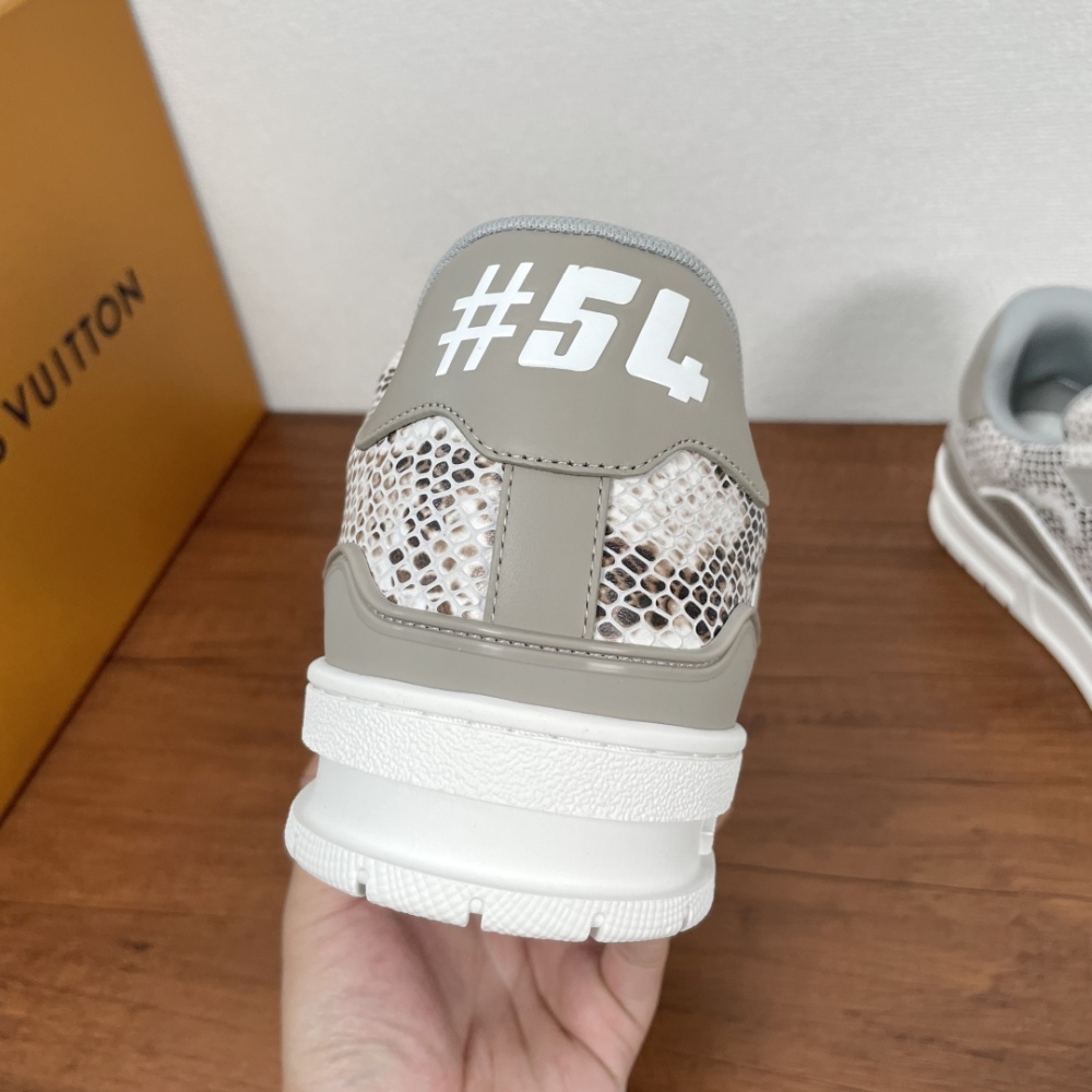 Python patterned sneakers for men