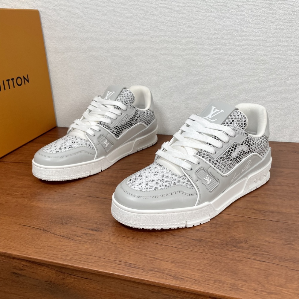 Python patterned sneakers for men