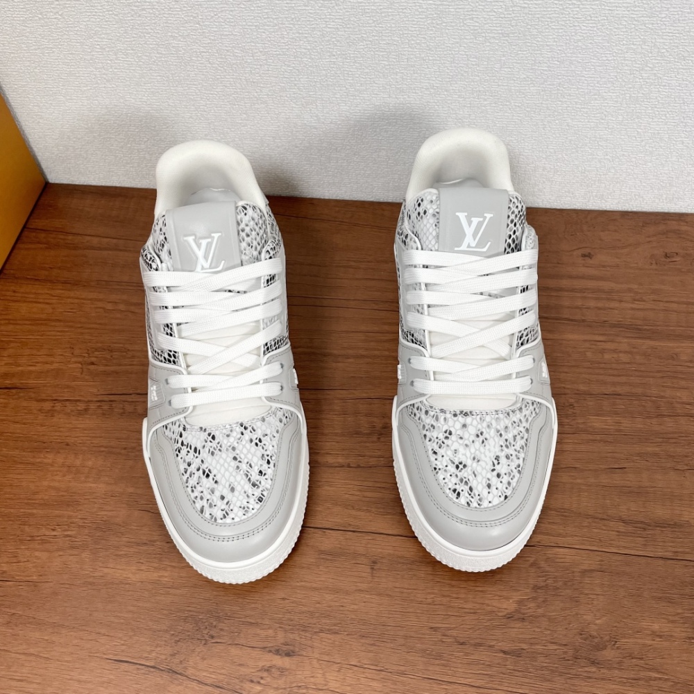 Python patterned sneakers for men