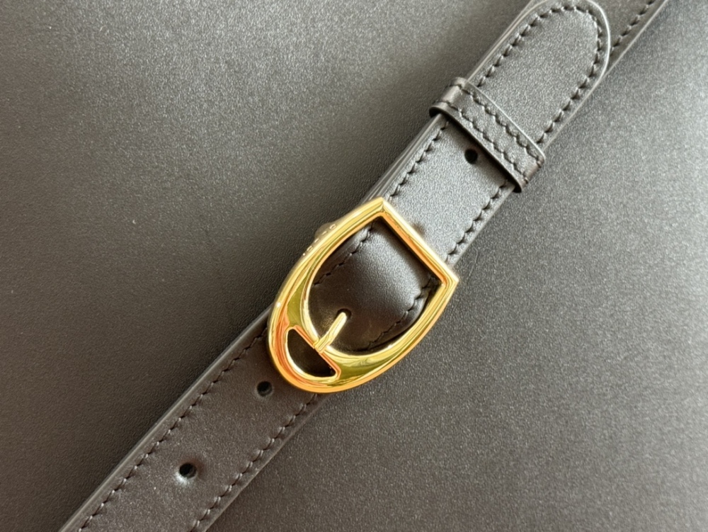 Horse carrying buckle crossbody bag
