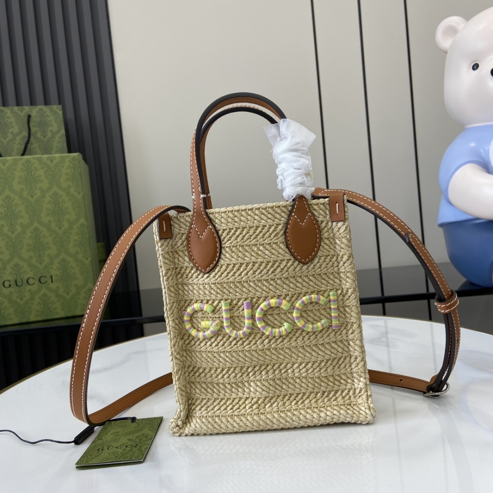 Mini woven handbag