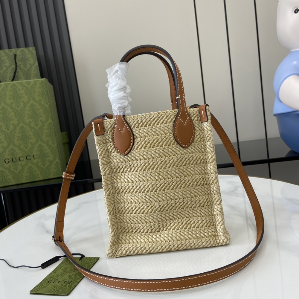 Mini woven handbag