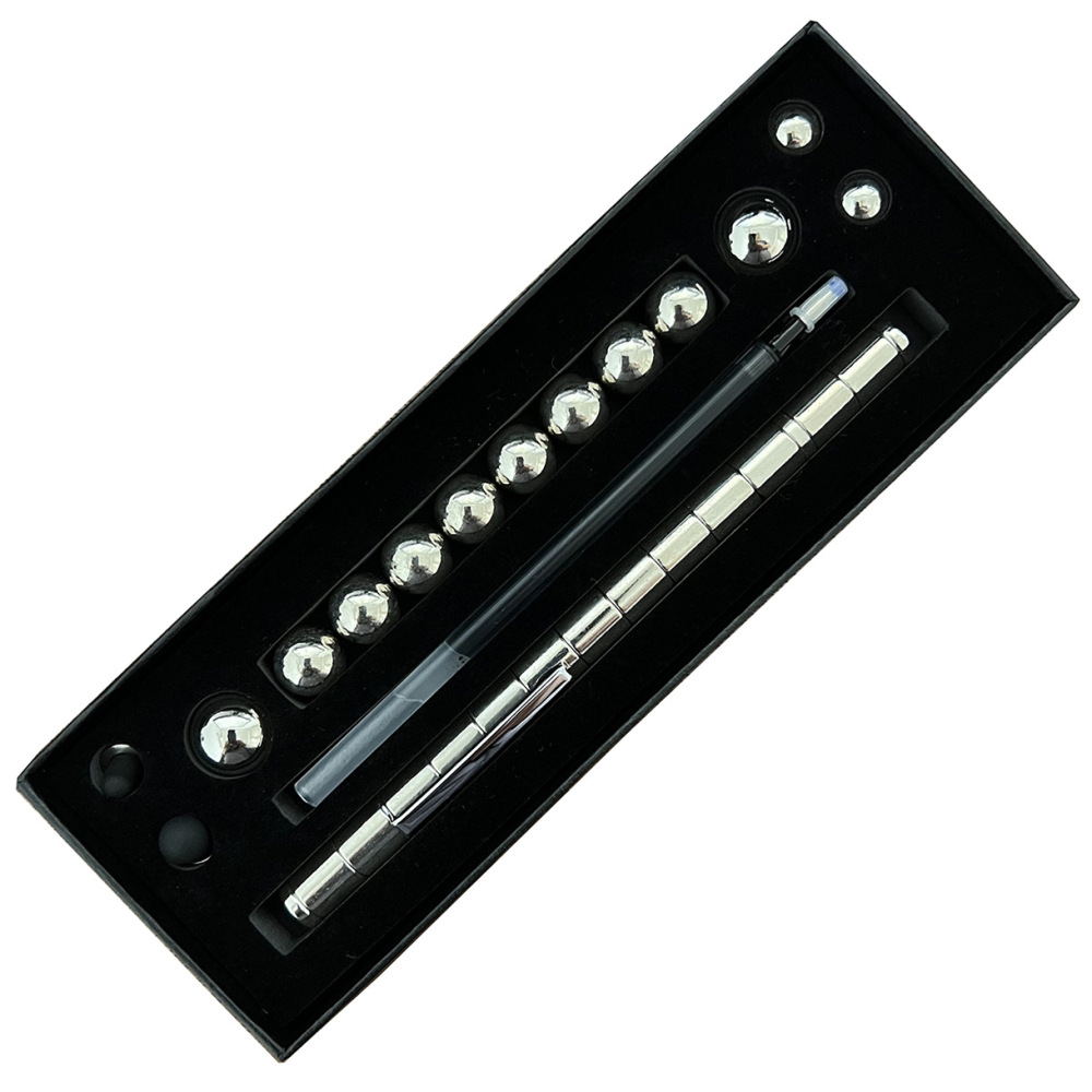 Magnet pen decompression magnetic pen magnetic decompression magnetic pen magnetic levitation magnetic ring gift stationery