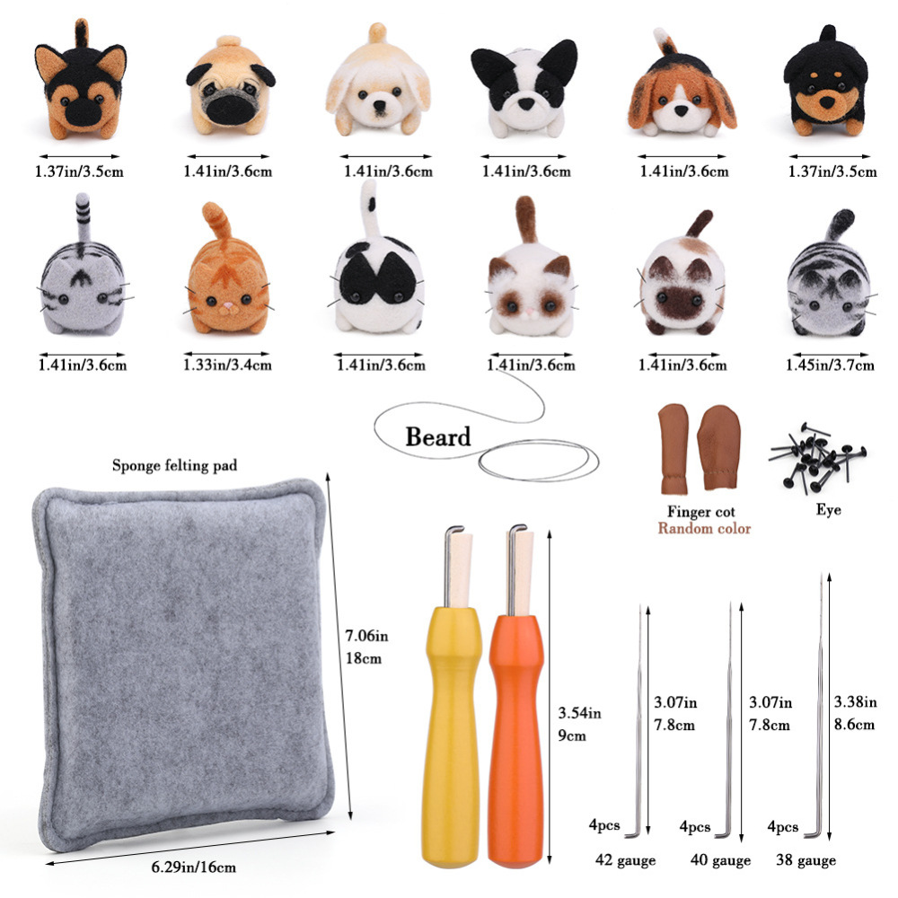 Create Cute DIY Wool Felt Animal Charms - Fun Crafting for the Whole Family!