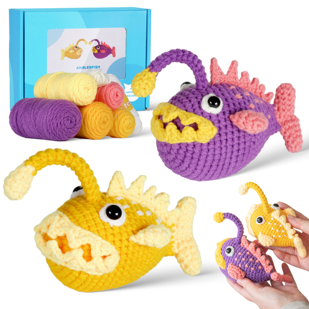 DIY Crochet Kit for Angelfish Doll - Unleash Your Creativity with Our Complete Crafting Kit!