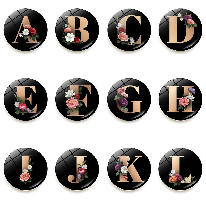 Brighten Your Kitchen with Our Alphabet Floral Magnets - Fun Learning for Kids!