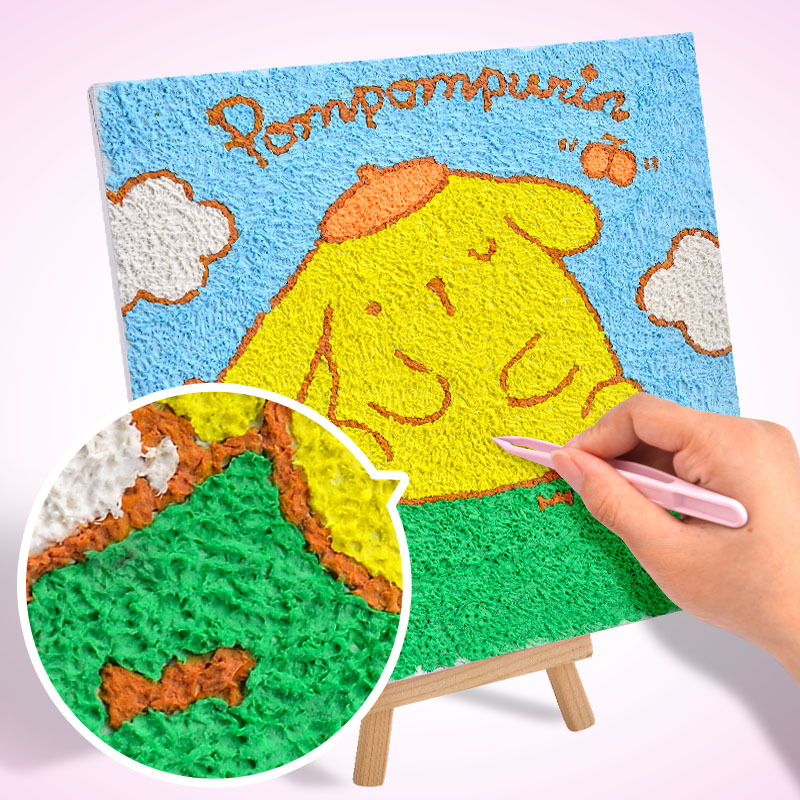 Explore Creativity with Kurumi Pulp Clay Texture Painting - Perfect for Kids!