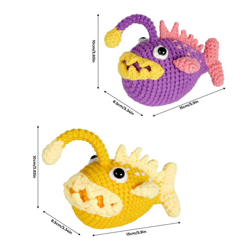 DIY Crochet Kit for Angelfish Doll - Unleash Your Creativity with Our Complete Crafting Kit!