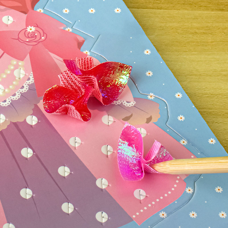 Creative Princess Scratch Art Kit - Fun Dress-Up Craft Toy for Kids!