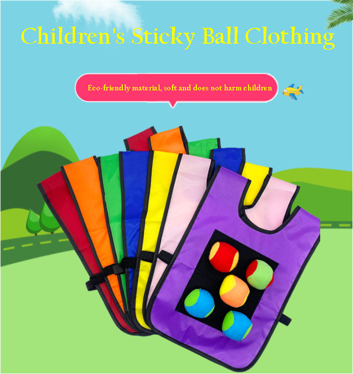 Interactive Sticky Ball Vest for Kids - Fun for the Whole Family!
