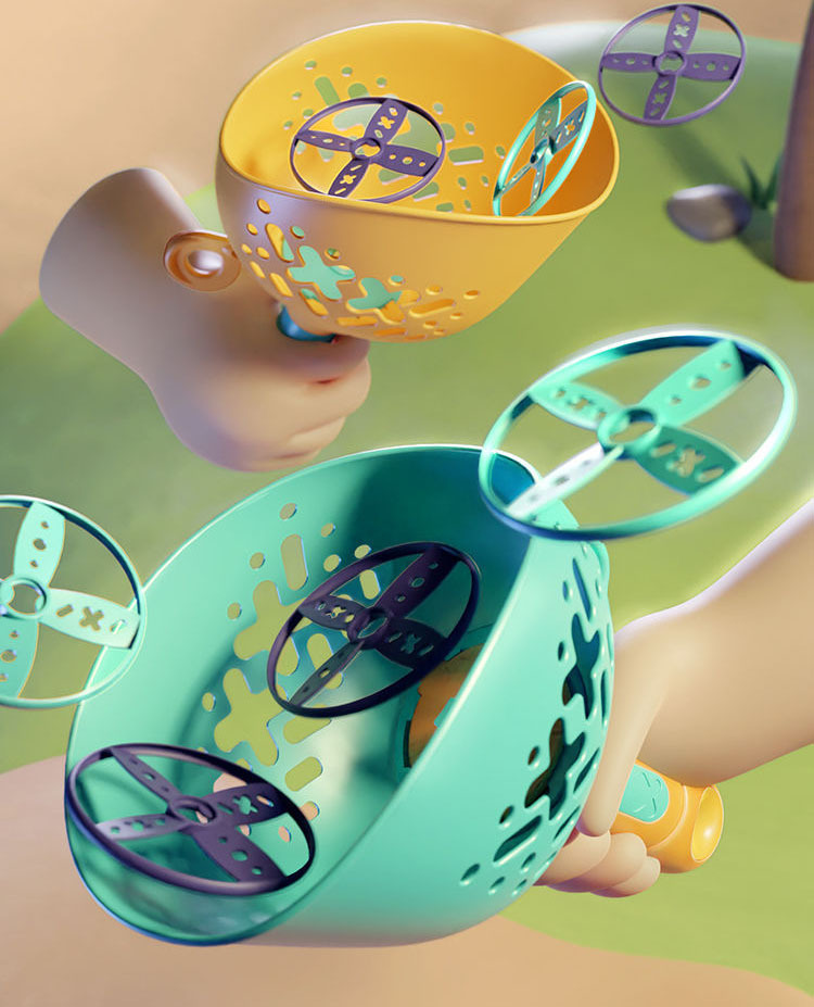 Discover Active Fun with Our Children’s Pull String Flying Disc Toy – Perfect for Outdoor Play!