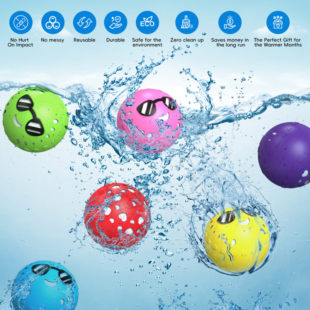 Magnetic Silicone Water Balloon Toy: Fun for All - Eco-Friendly Family Entertainment!