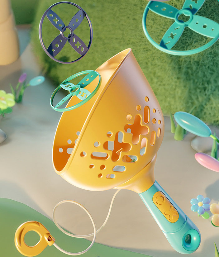 Discover Active Fun with Our Children’s Pull String Flying Disc Toy – Perfect for Outdoor Play!