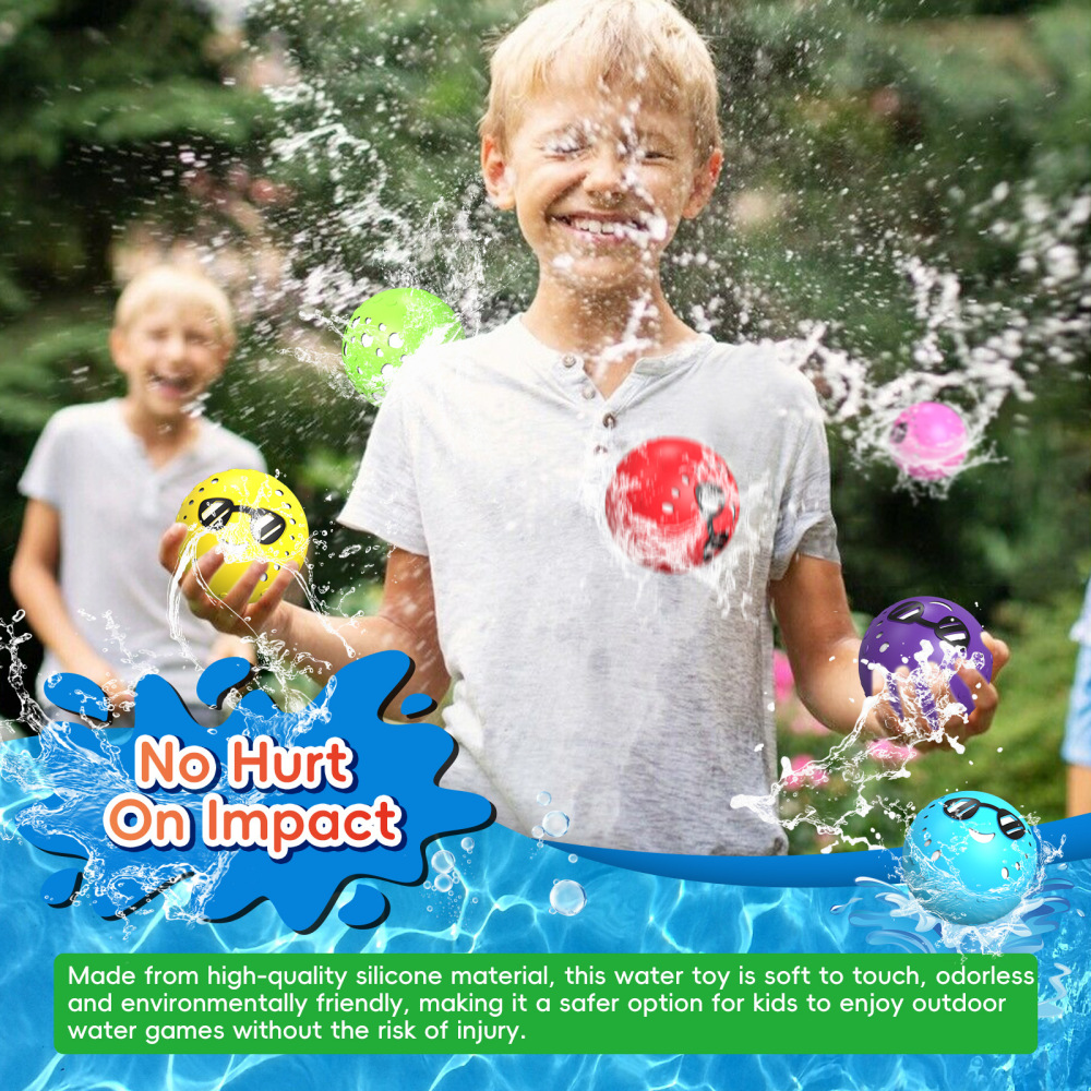 Magnetic Silicone Water Balloon Toy: Fun for All - Eco-Friendly Family Entertainment!
