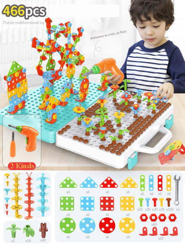 Boost Creativity with Our Electric Drill Puzzle Toy Set – Perfect for Budding Builders!
