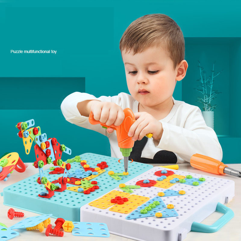 Boost Creativity with Our Electric Drill Puzzle Toy Set – Perfect for Budding Builders!