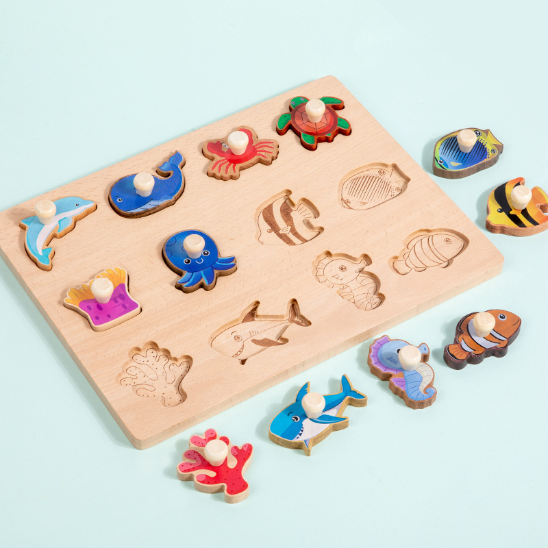 Explore, Learn, and Grow with Our Montessori Cognitive Puzzle Board – Perfect for Young Minds!