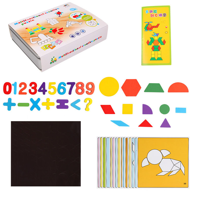 Unlock Your Child's Potential with Our Creative Magnetic Tangram Set – Fun and Educational!
