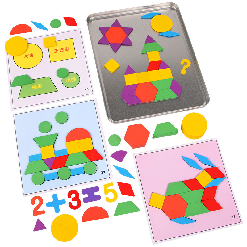 Unlock Your Child's Potential with Our Creative Magnetic Tangram Set – Fun and Educational!
