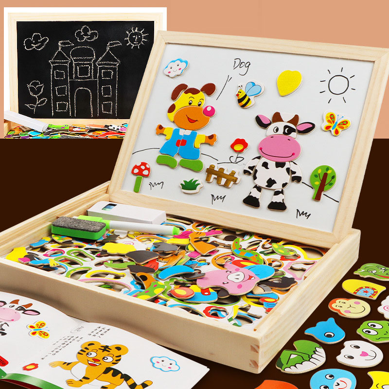 Unlock Creativity and Learning with Our Magnetic Puzzle for Children – Ideal for Early Development