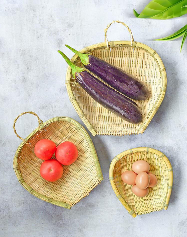 Master the Art of Home Efficiency with Our Versatile Bamboo Winnowing Basket – Perfect for Every Family Kitchen!