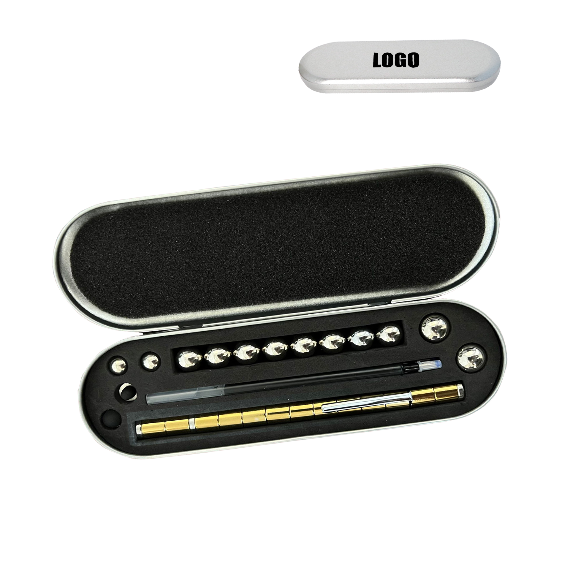 Customized Magnetic Pen with Engraved Metal Case – Create Your Unique Style