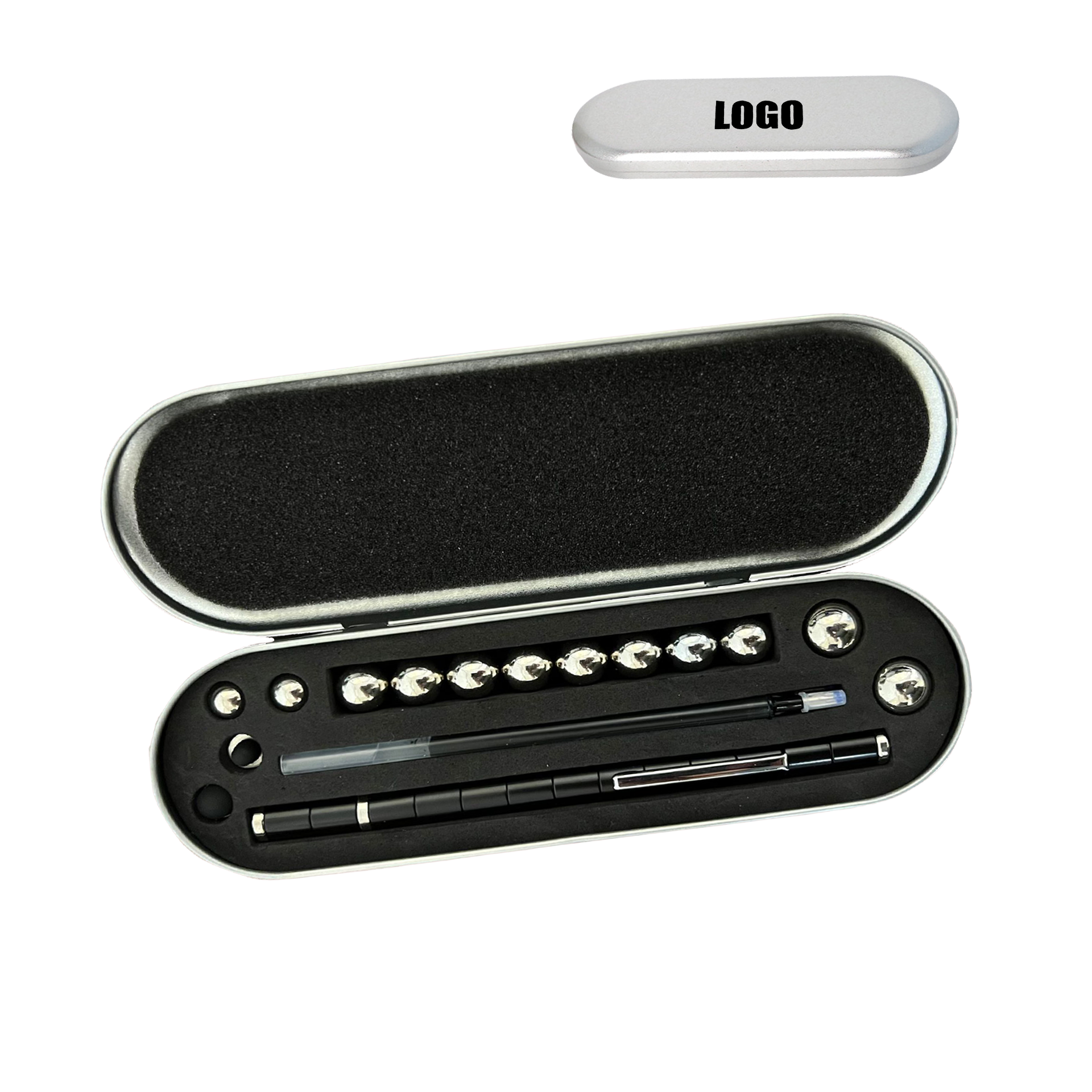 Customized Magnetic Pen with Engraved Metal Case – Create Your Unique Style