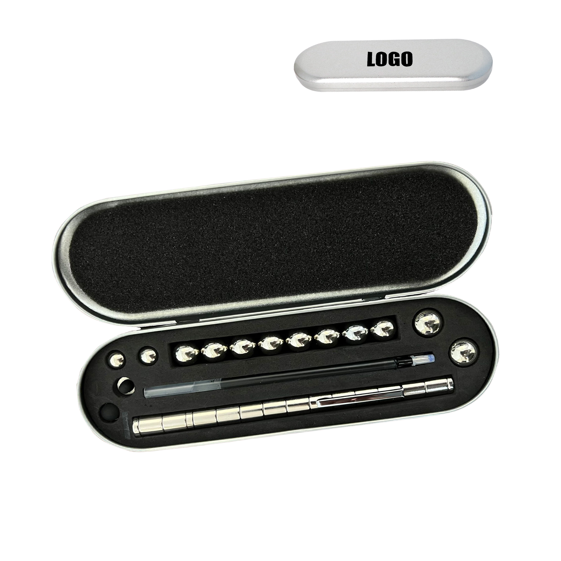 Customized Magnetic Pen with Engraved Metal Case – Create Your Unique Style