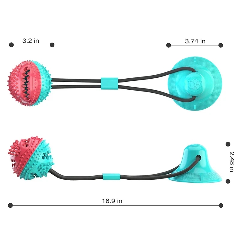 ChewBuddy Suction Cup Dog Toy with Treat Dispenser