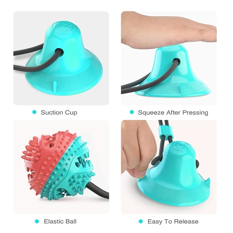 ChewBuddy Suction Cup Dog Toy with Treat Dispenser
