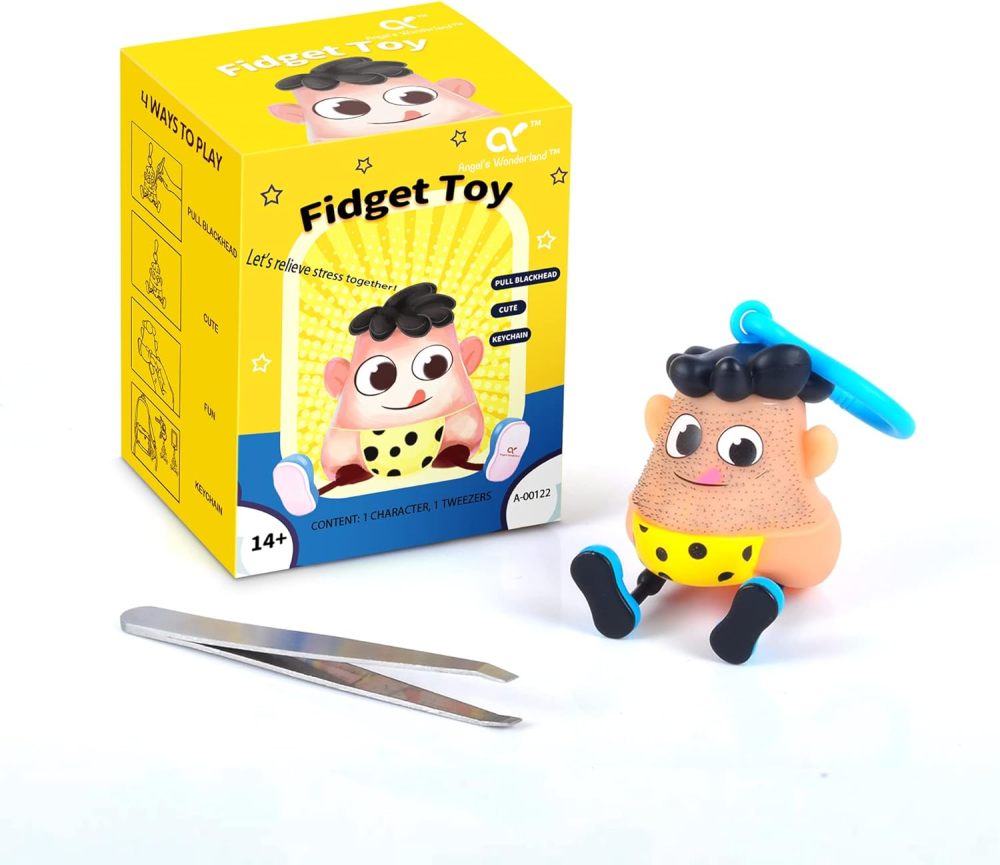 Angel's Wonderland Pimple Popper Toy - Funny Gag Gift and Fidget Toy Keychain