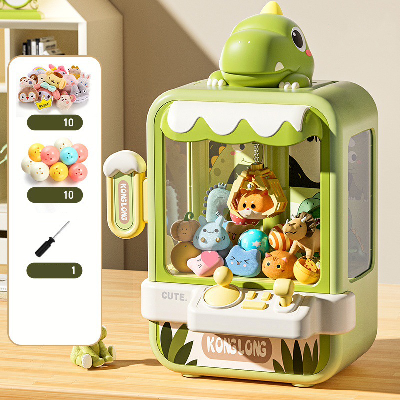 Mini Claw Machine Toy - Fun Doll Gashapon Game for Boys and Girls