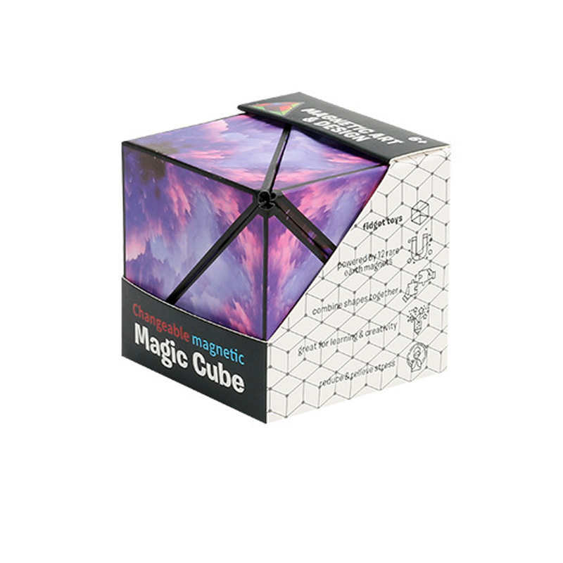 Geometric Magnetic Magic Cube - Kids Infinite Puzzle