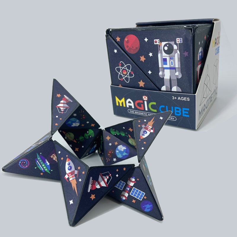 Geometric Magnetic Magic Cube - Kids Infinite Puzzle