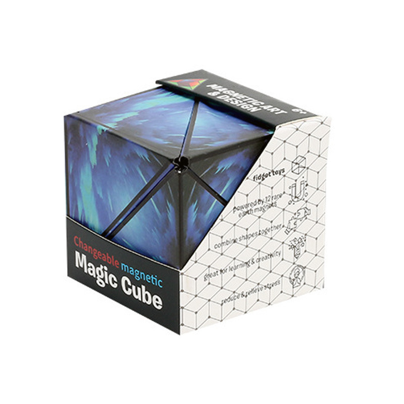 Geometric Magnetic Magic Cube - Kids Infinite Puzzle