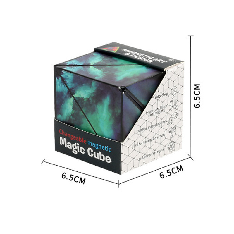 Geometric Magnetic Magic Cube - Kids Infinite Puzzle