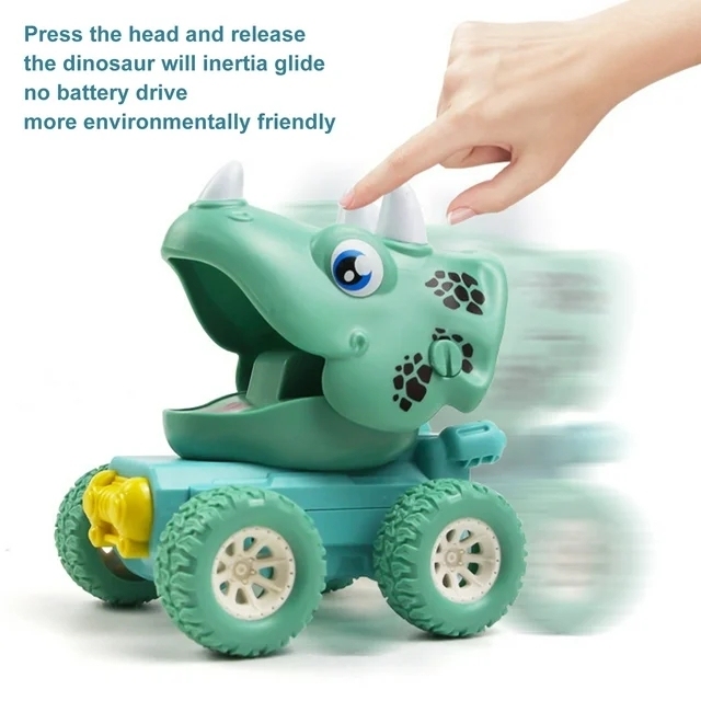 Tyrannosaurus Rex Off-road Vehicle - Press Inertia Sliding Toy Car