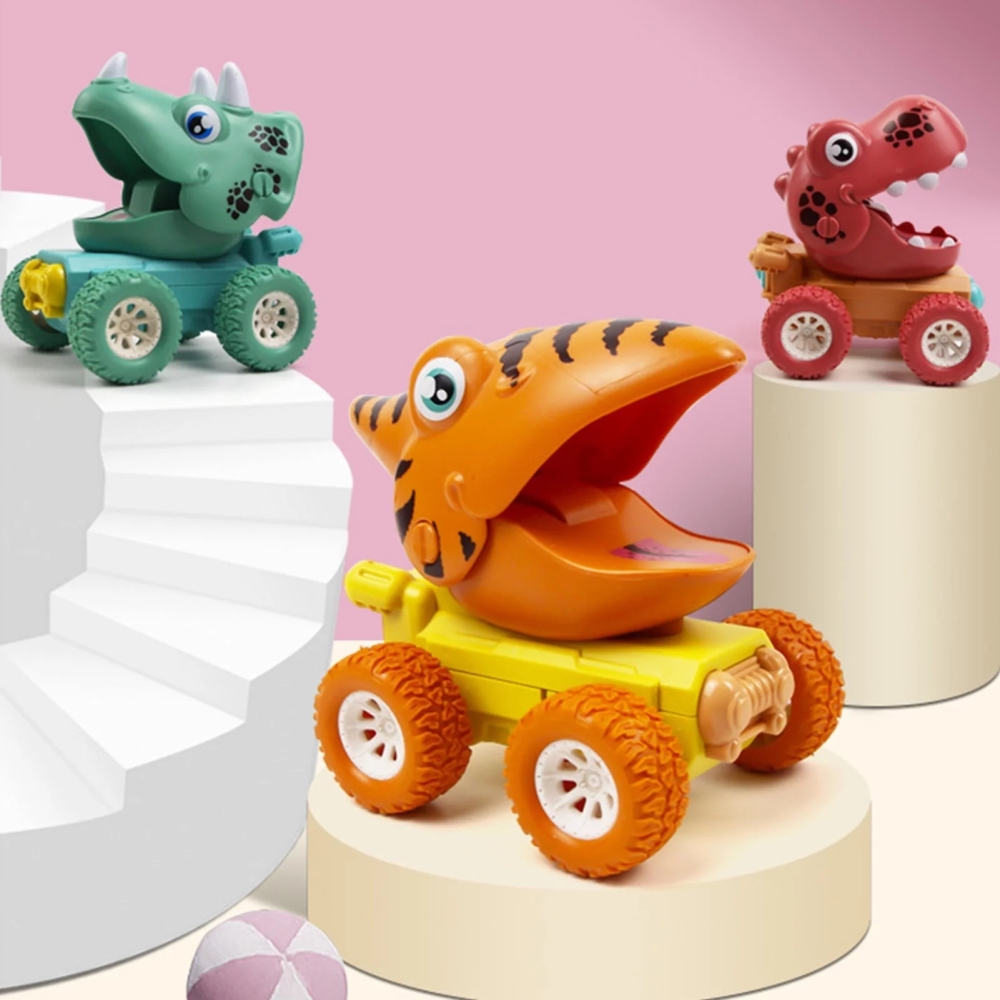 Tyrannosaurus Rex Off-road Vehicle - Press Inertia Sliding Toy Car