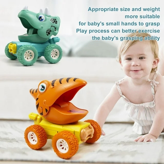 Tyrannosaurus Rex Off-road Vehicle - Press Inertia Sliding Toy Car